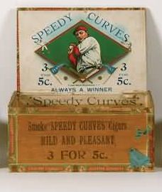 1900 Speedy Curves Cigar Box